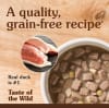 Lata Taste of the Wild Wetlands Canine Aves en Salsa 2