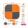 LickiMat SLOMO Orange para perros color naranjo 3