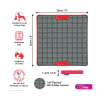 LickiMat Playdate Tuff Red para perros color rojo 3