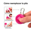 Luz Led Colgante Rosado con pila de 36 V (incluida) 2