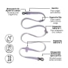 Petlounge Correa manos libres de color lila 3