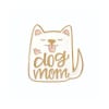 Pin esmaltado diseño de perro blanco Dog Mom 0