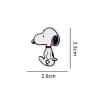 Pin esmaltado diseño perro Snoopy caminando 2