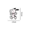 Pin esmaltado diseño perro Snoopy corriendo 2