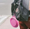 Plato plegable de silicona Go Bowl Pink de ZeeDog 3