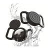 Funda protectora para Airtag para collar de perro y gato color negro 2