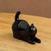 Porta celular diseño de gato negro 0