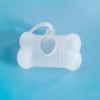 Dispensador de bolsas forma de huesito transparente 0