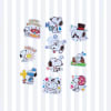 Set de 10 stickers ilustrados de Snoopy modelo 1 0