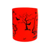 Tazón Halloween naranjo fluor Whee Dog Lover 2