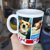 Tazón con fotos y nombre de tu mascota 2