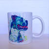 Tazón blanco Whee Dog Lover Bóxer 4
