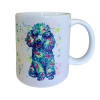 Tazón blanco Whee Dog Lover Perro Poodle 3