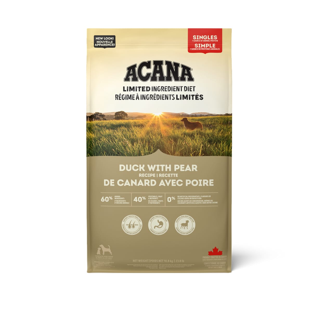 ACANA Singles Duck & Pear Perro 1