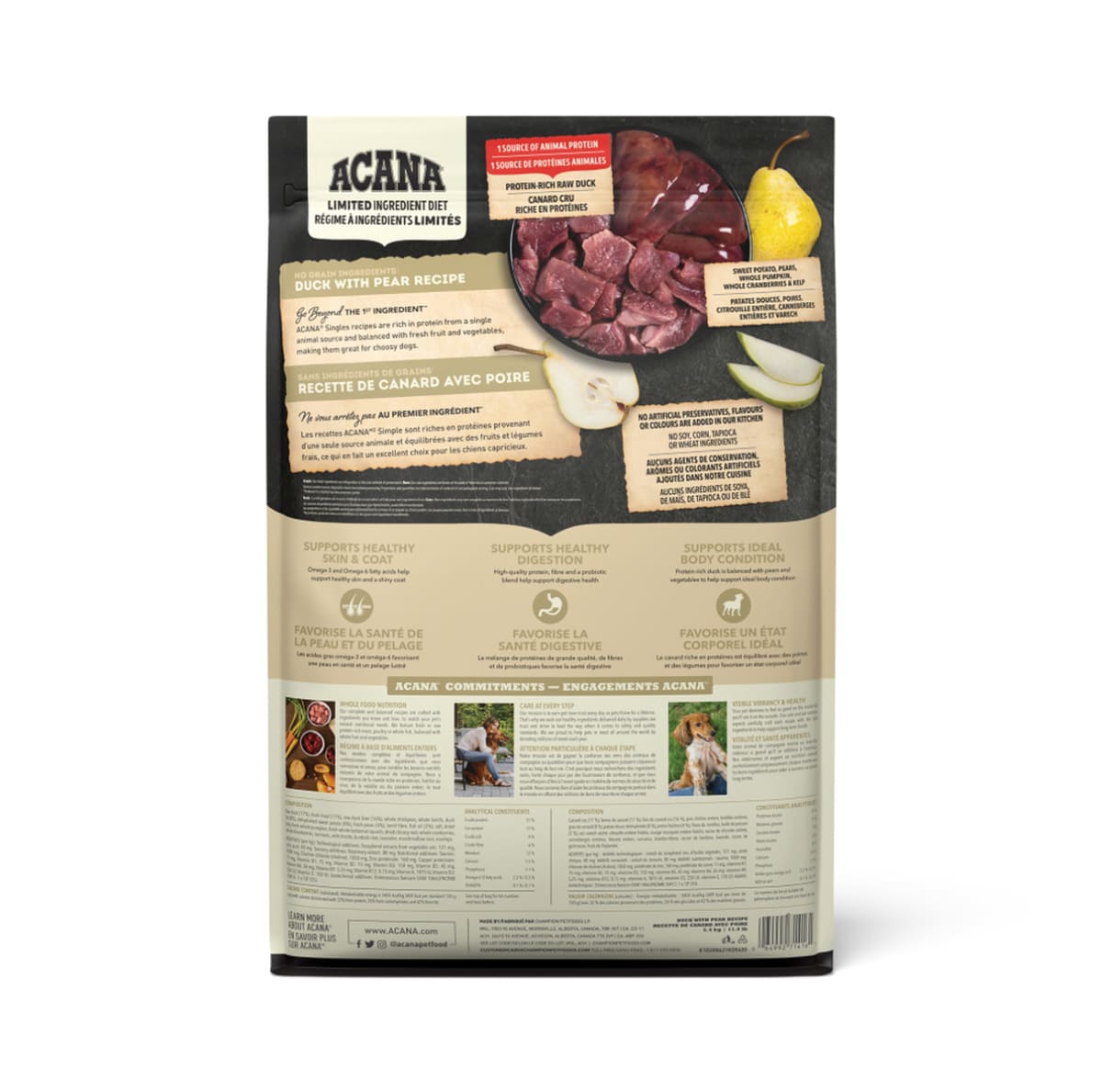 ACANA Singles Duck & Pear Perro2
