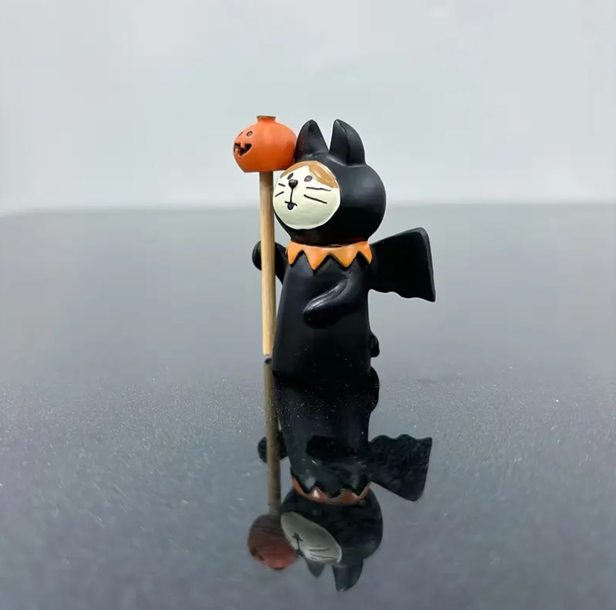 Adorno de resina de gatito decorativo de diablito por Halloween3