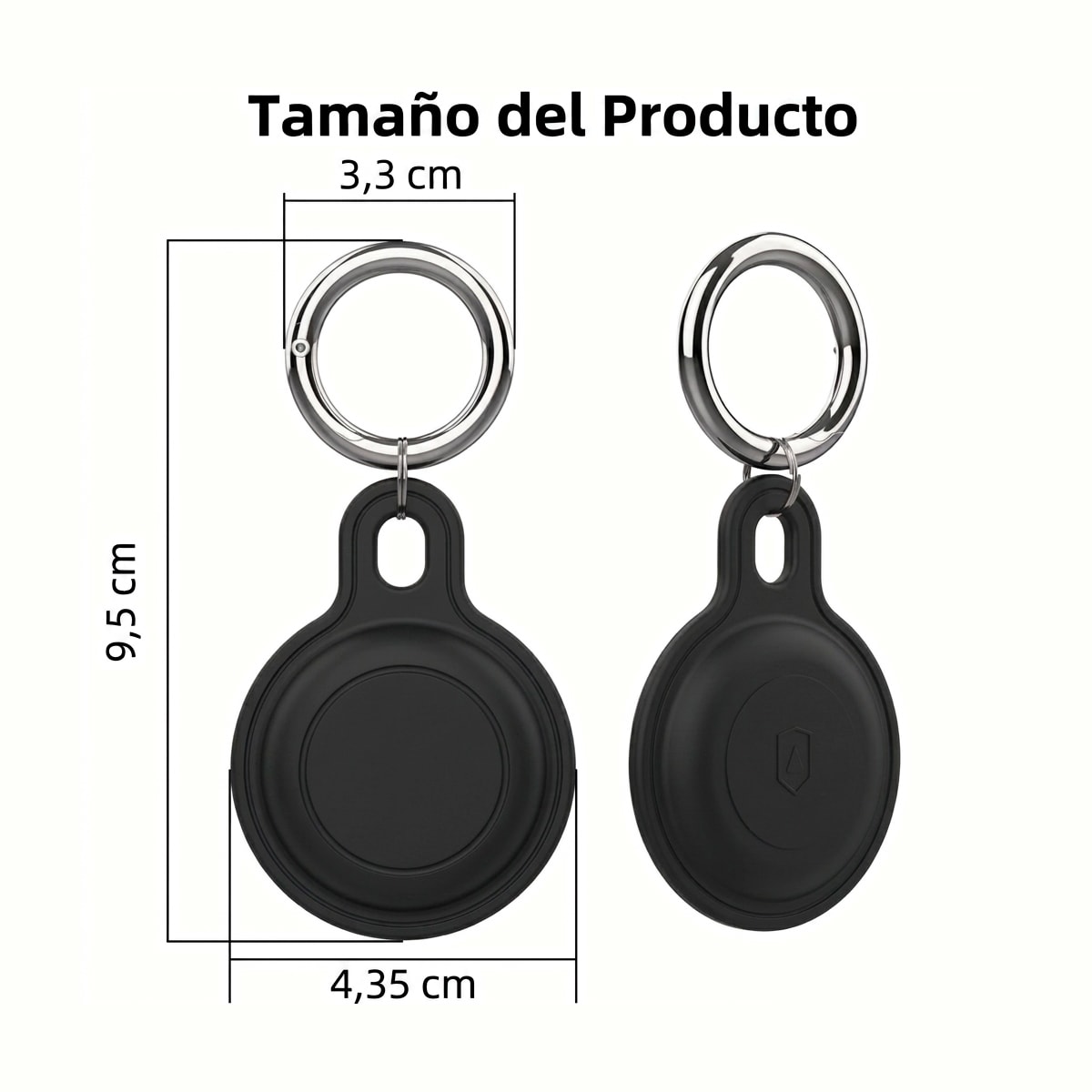 Funda protectora para Airtag color negro3