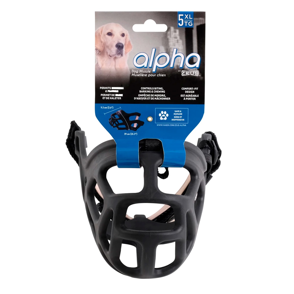 Bozal Zeus Alpha para perros talla XL 1