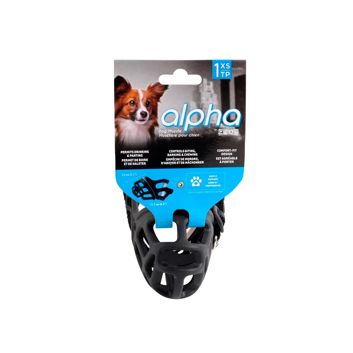 Bozal Zeus Alpha para perros talla XS 1