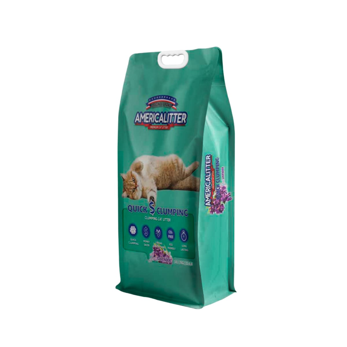 America Litter Arena Sanitaria Quick Clumping Lavanda 1
