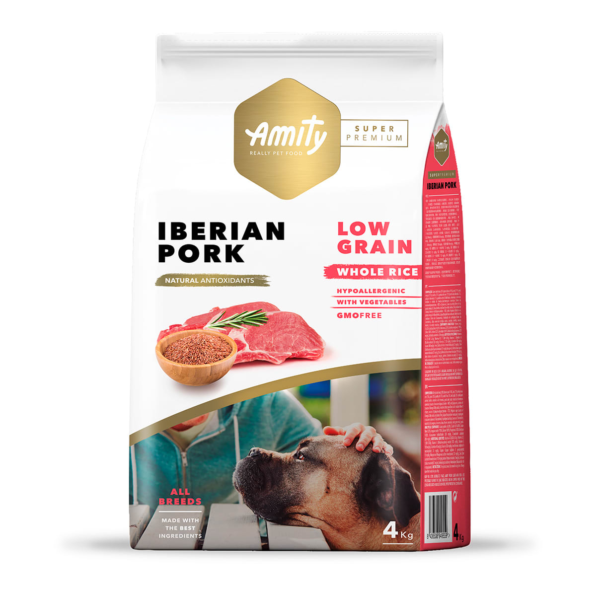 Amity alimento super premium Iberian Pork Adult para perro 4 kg 1