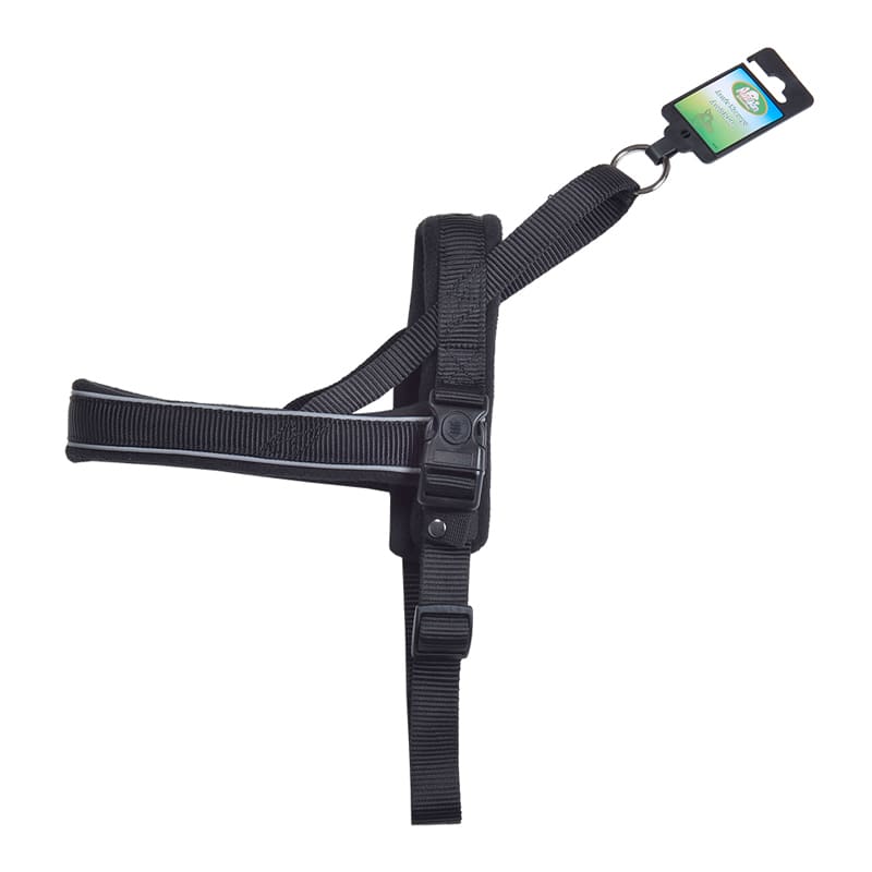 Arnés Noruego Acolchado color negro Mascan para perro2