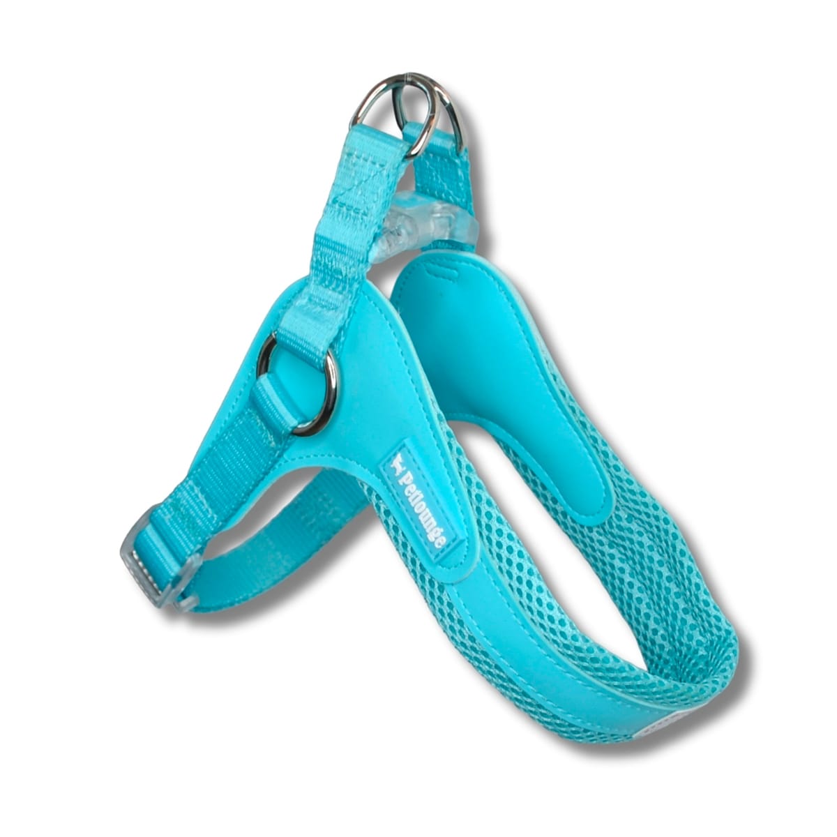 Petlounge Arnés Easy Glam turquesa para perros 1