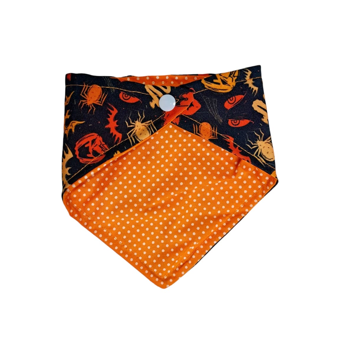 Bandana para perro por Halloween Black Orange Boo Dylan's Design2