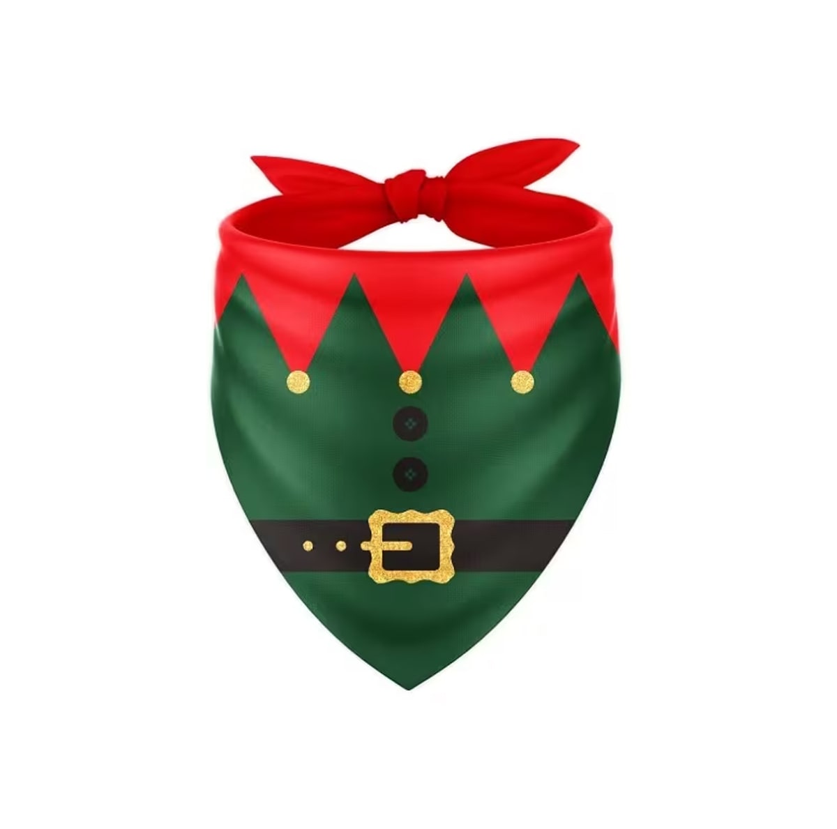 Bandana Navideña para perro de duende 1