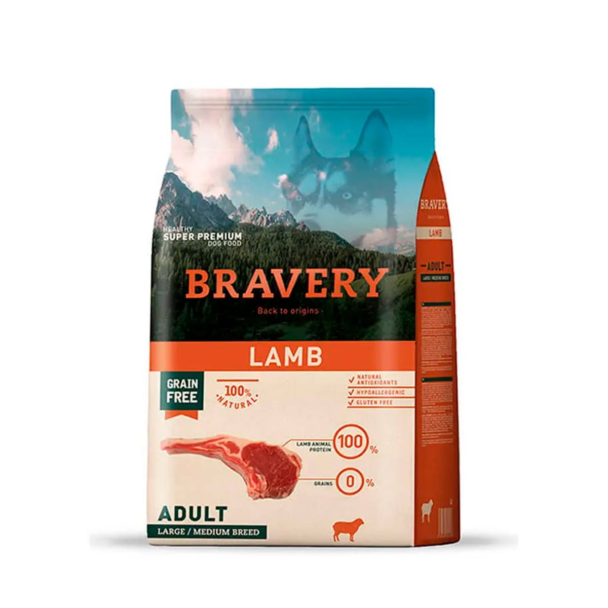 Bravery Lamb Adult Large/medium Breeds 2