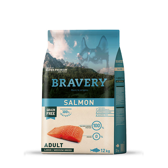 Bravery Salmon Adult Large/medium Breed1