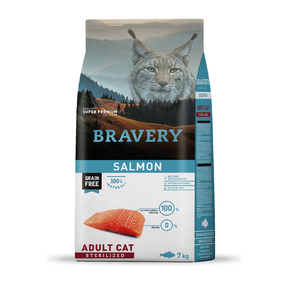 Alimento Bravery Salmon Adult Cat Sterilized2