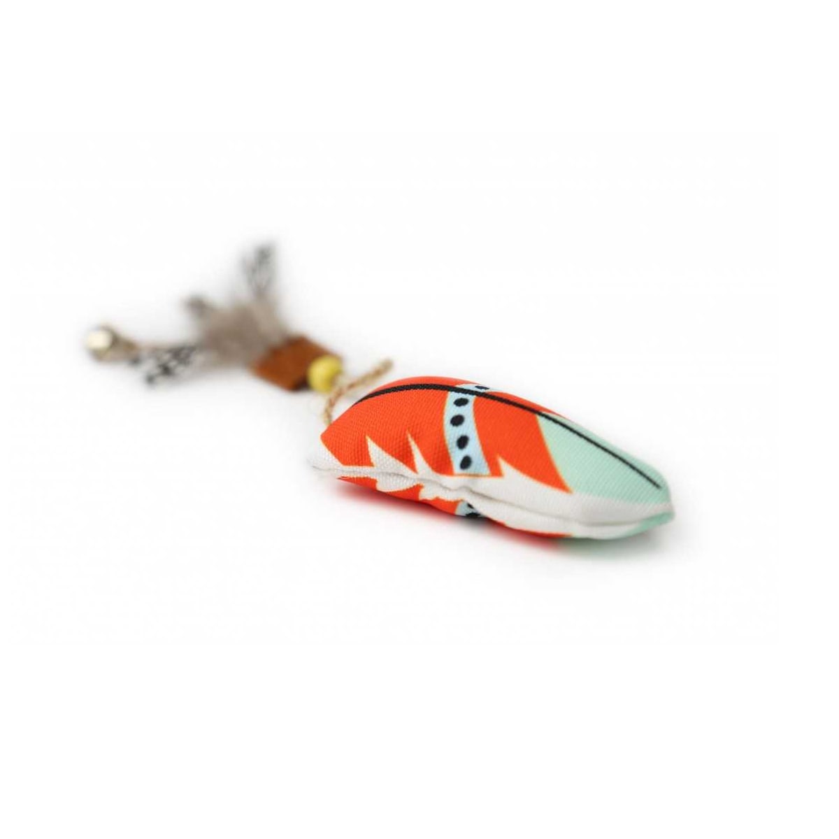 BRNX juguete Cat Maxi Toy pluma naranja3