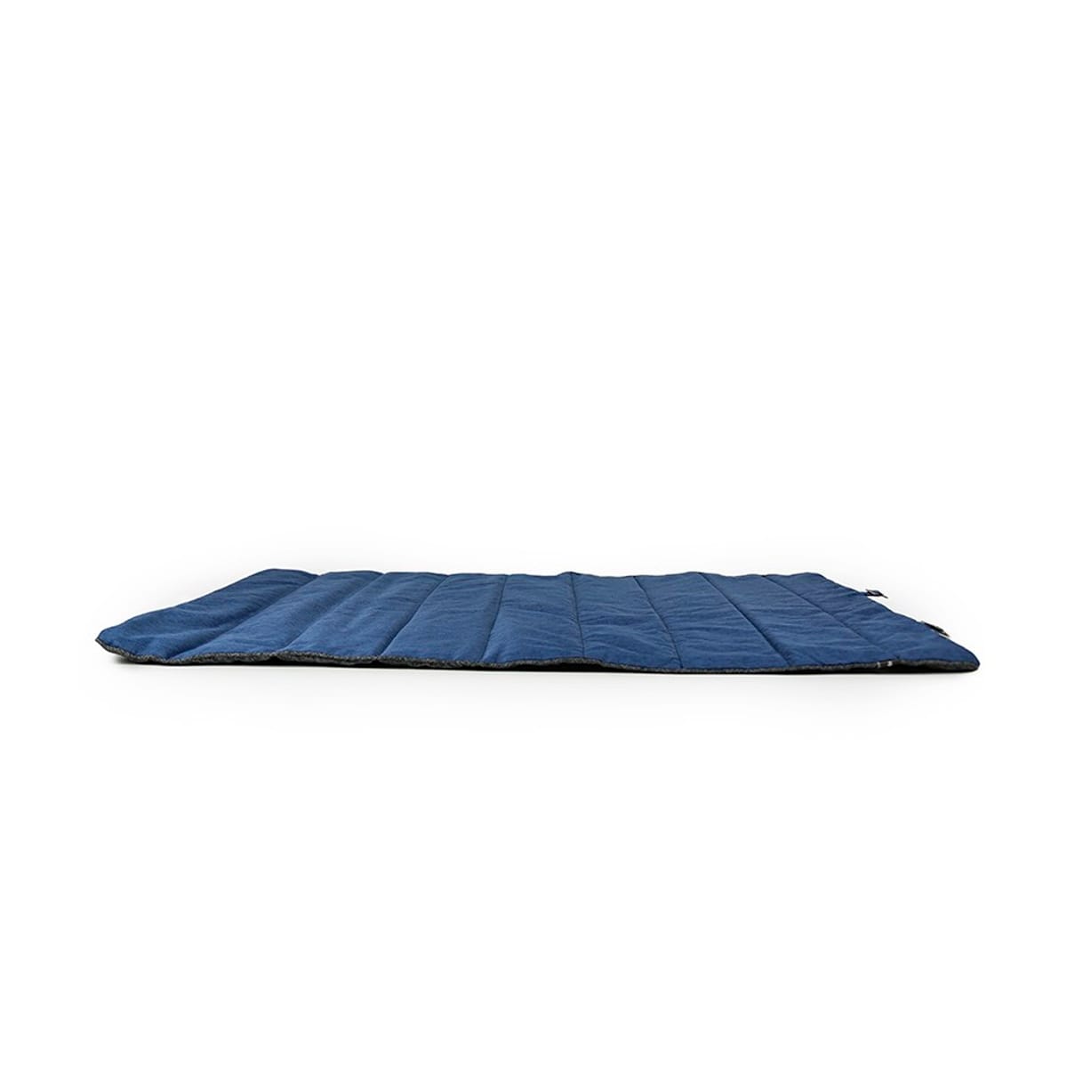 BRNX Sobrecama de botella reciclada reversible azul y gris4