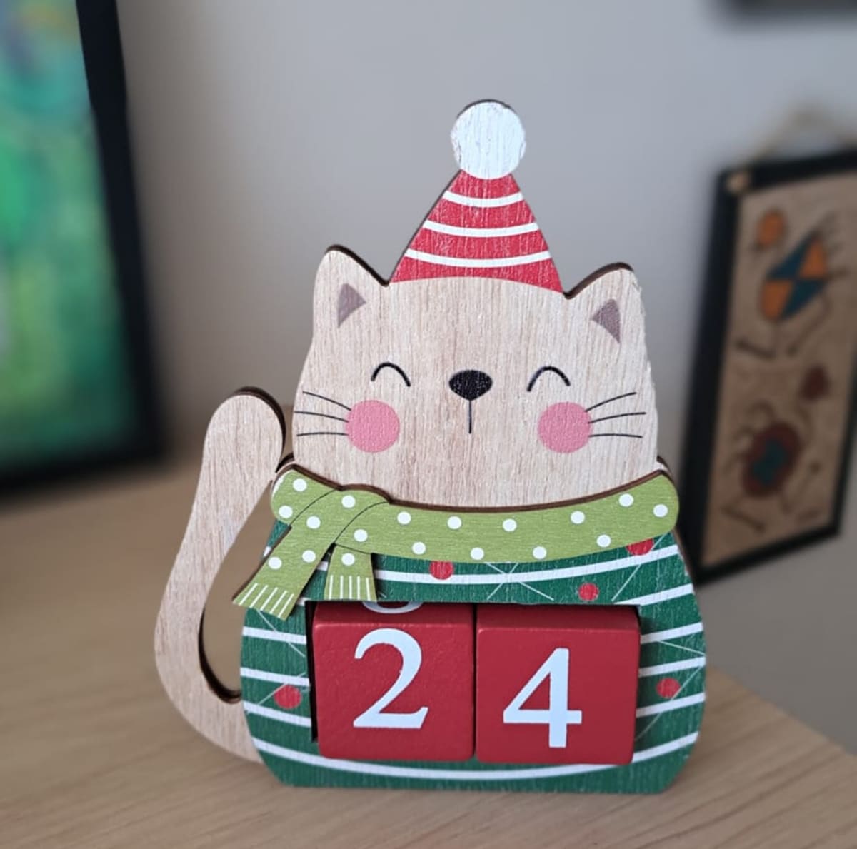 Calendario de gato Navideño 1
