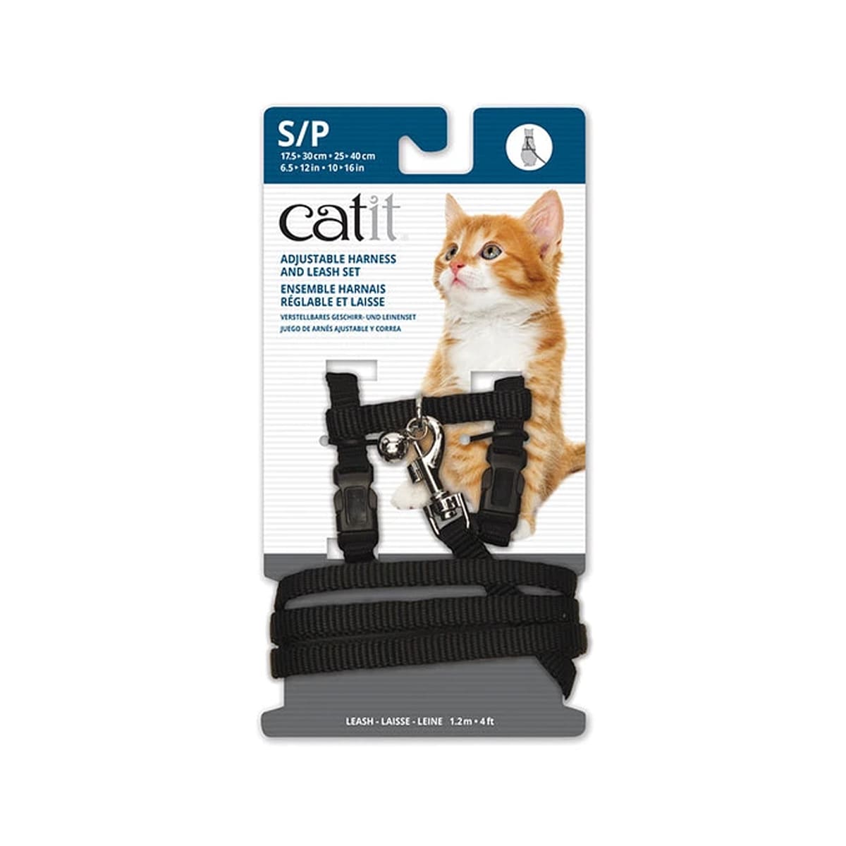 Catit Arnés con Trailla para Gato Negro 2