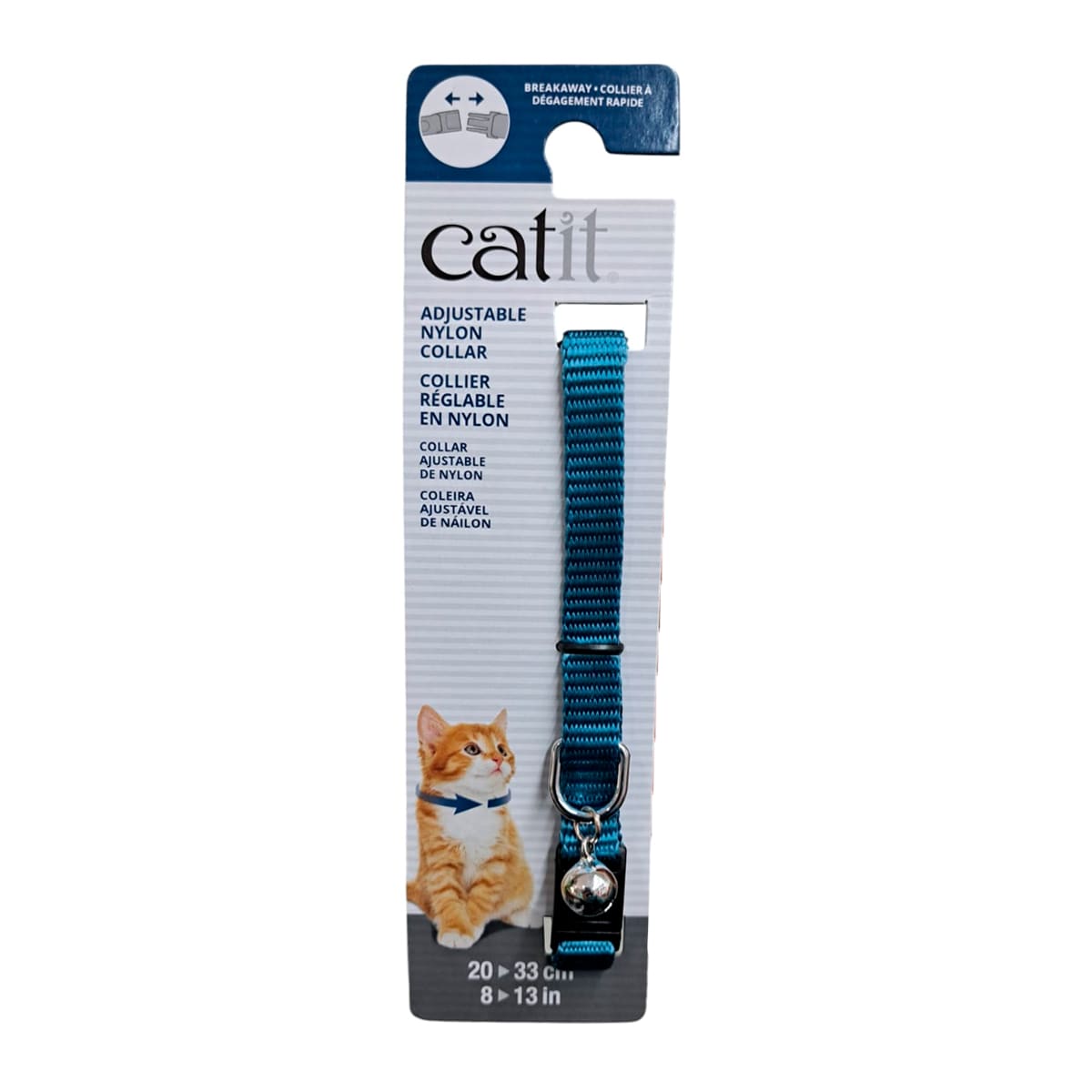 Catit Collar breakaway celeste para gato 20-33 cm 1