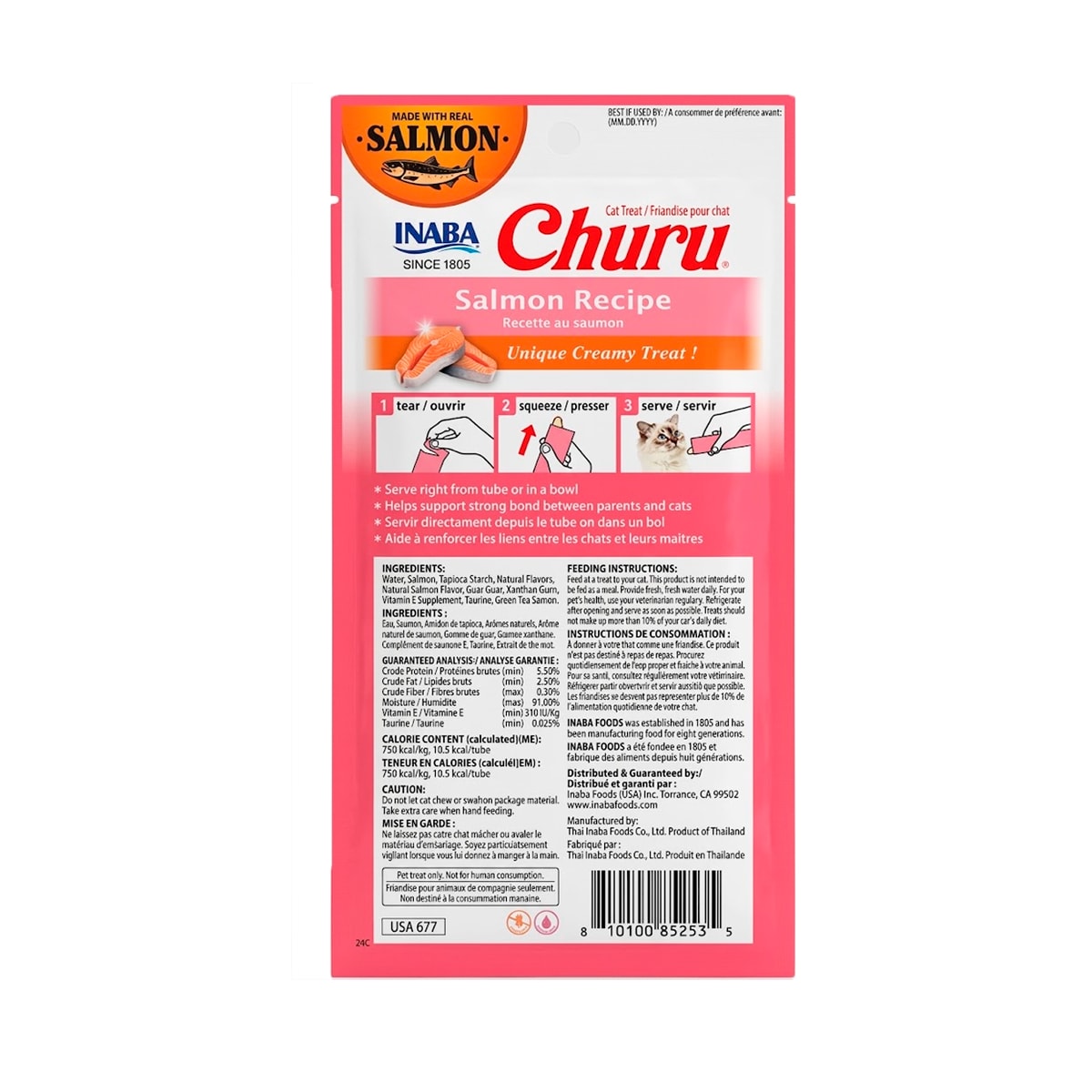 Churu sabor salmón para gatos2