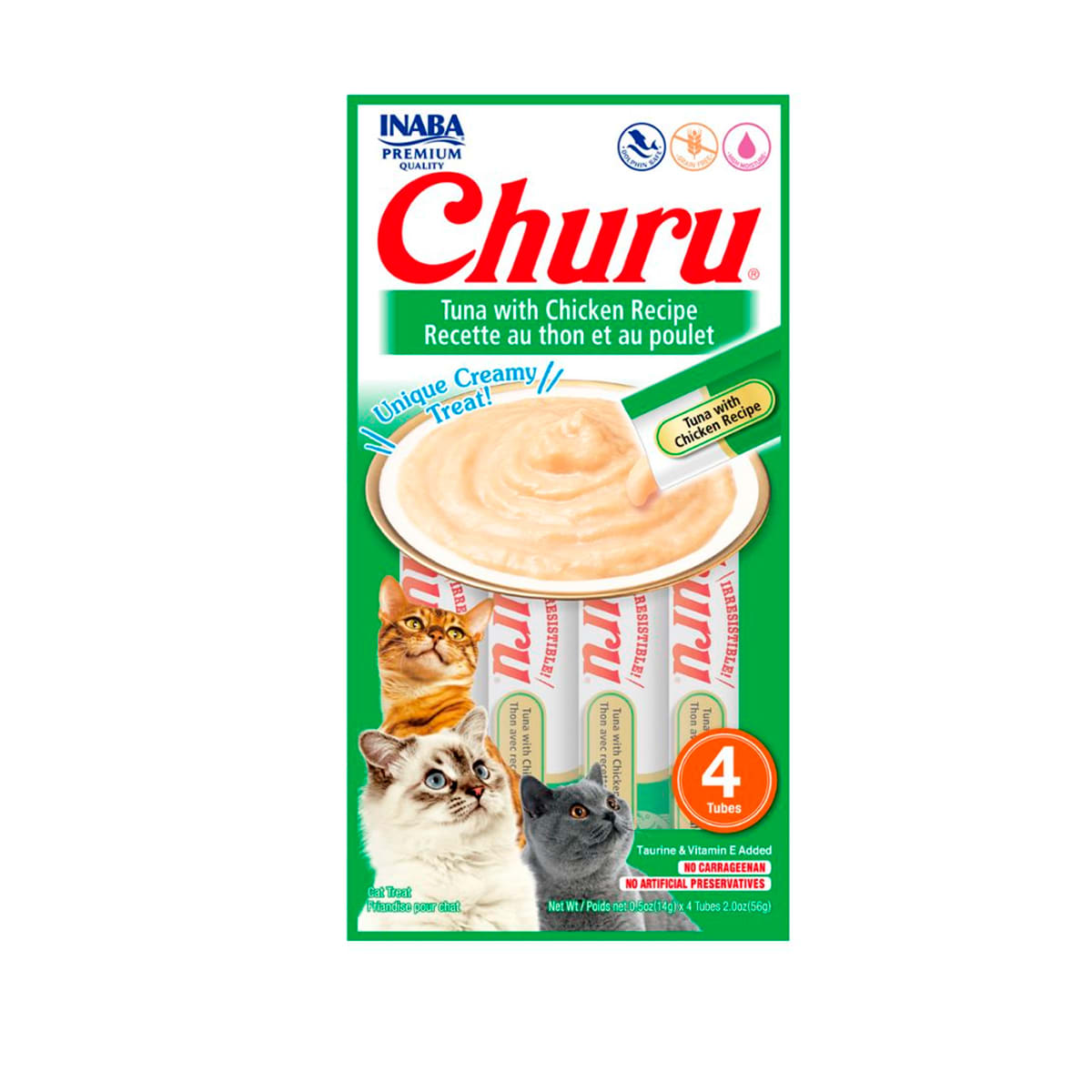 Churu sabor atún con pollo para gatos 1