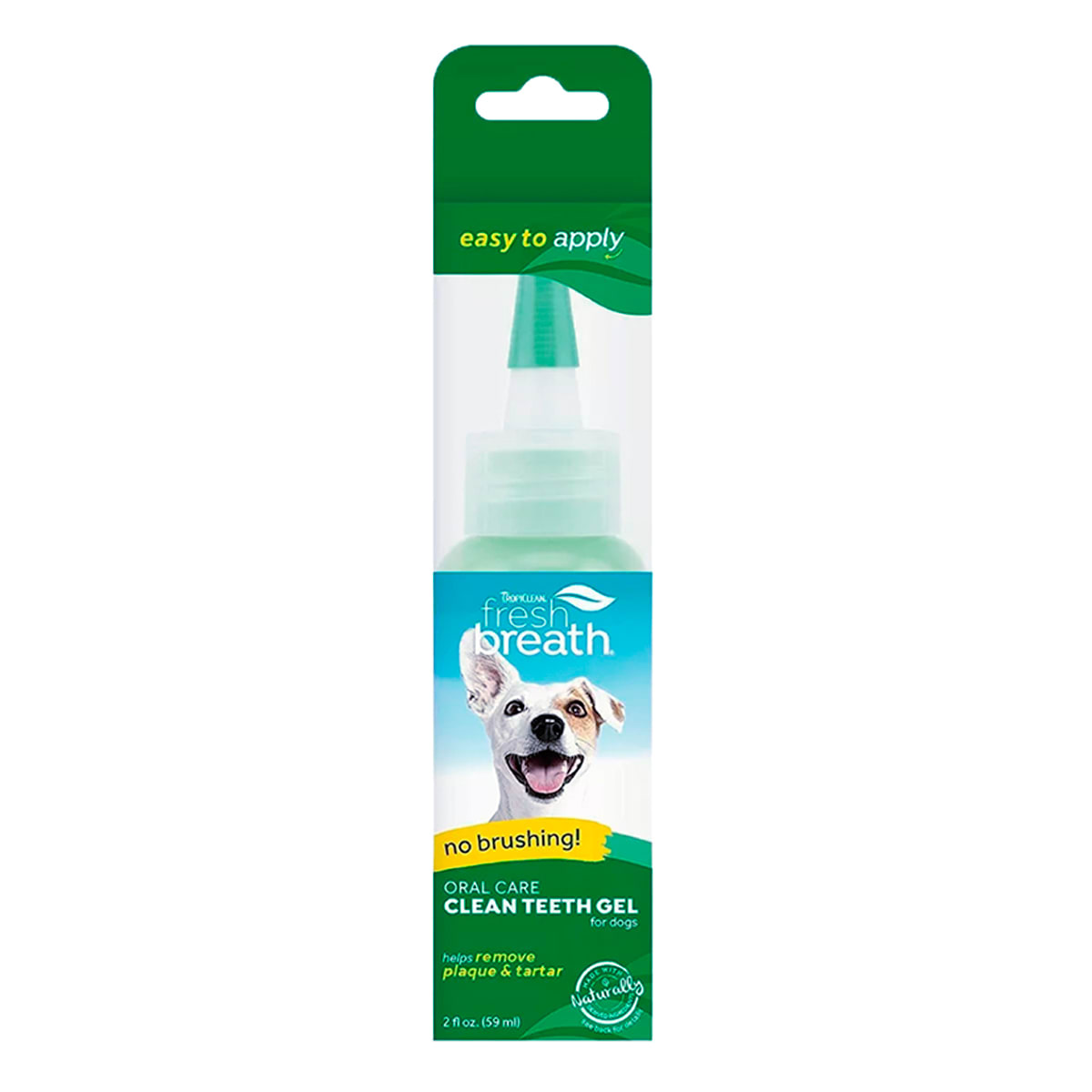 Clean teeth Gel bucal para perros sabor menta 59 ml 1