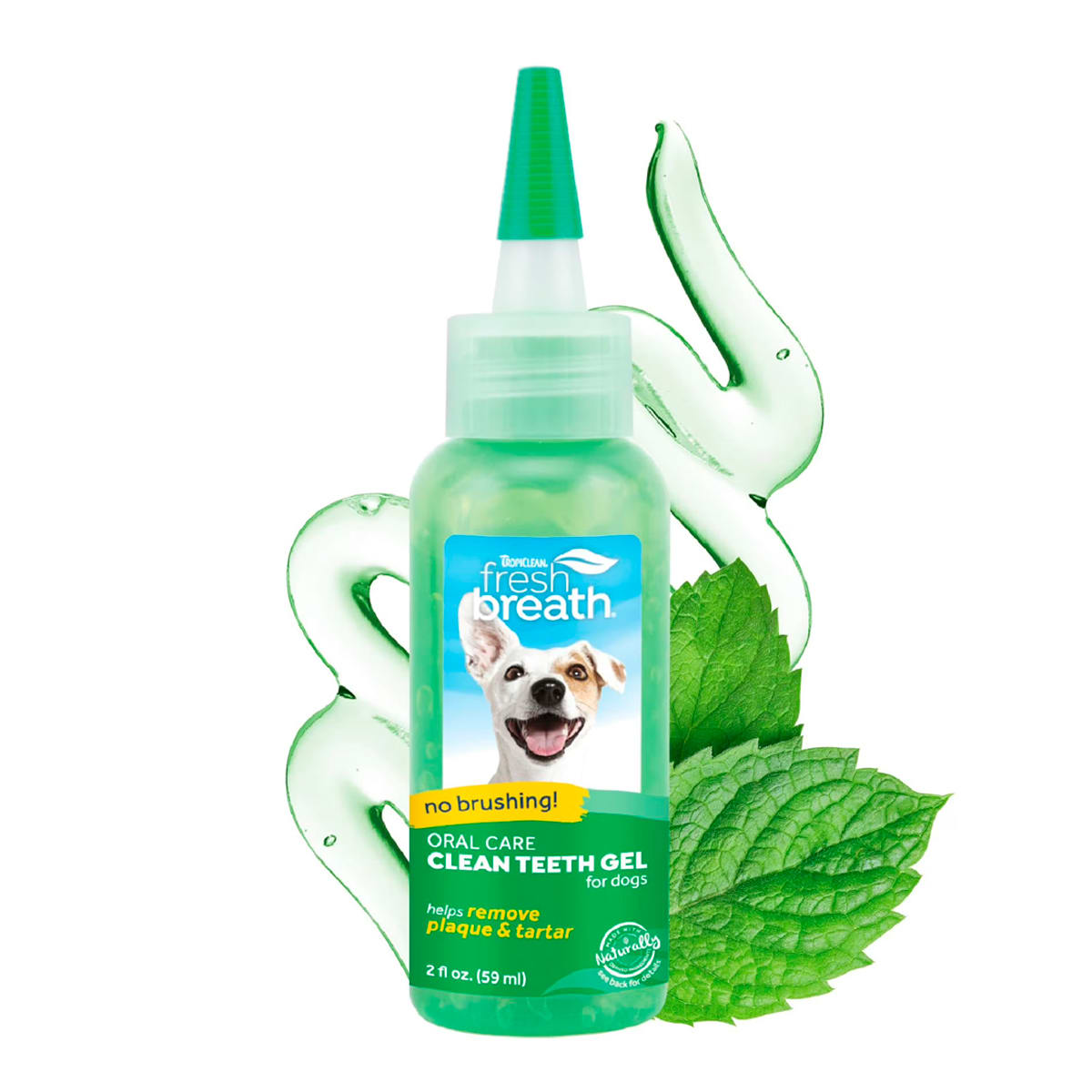 Clean teeth Gel bucal para perros sabor menta 59 ml2