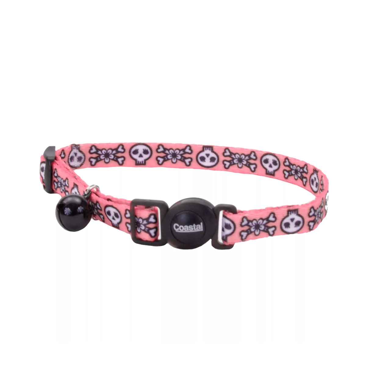 Collar Coastal Fashion Pink Skulls para gatos2