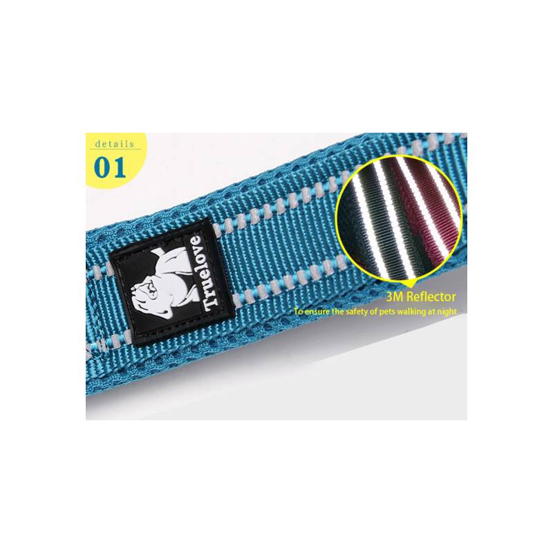 True Love Correa Reflectante Azul 1,10mt2