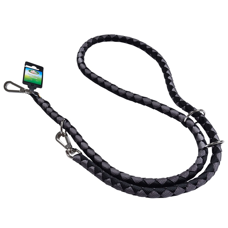 Mascan Correa Ramal Trenzado Negro 1