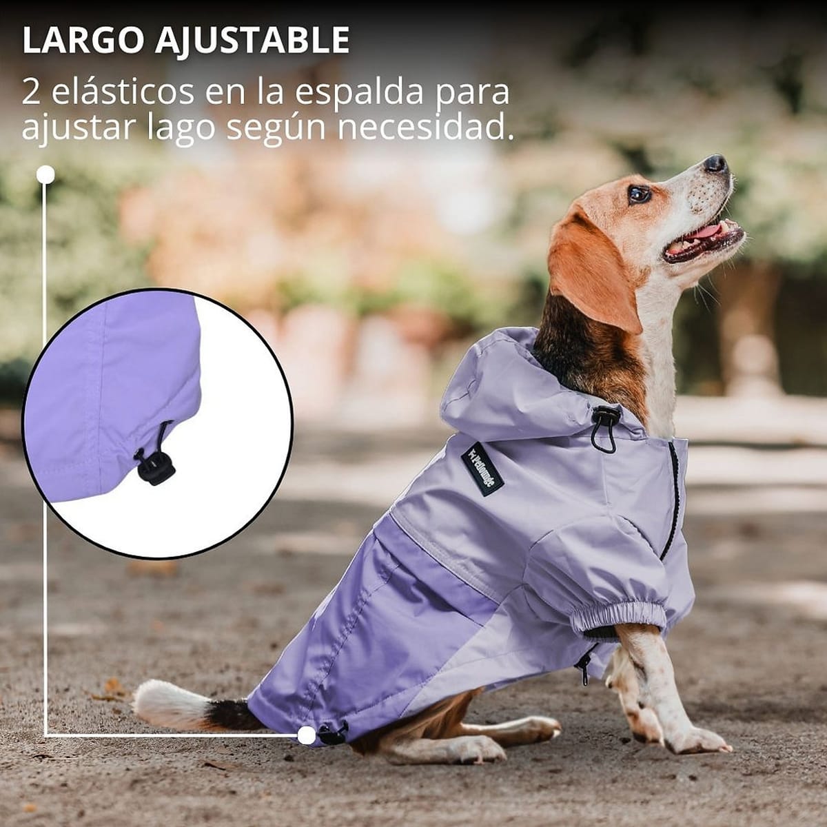 Petlounge cortaviento impermeable HydroLite morado Talla 43