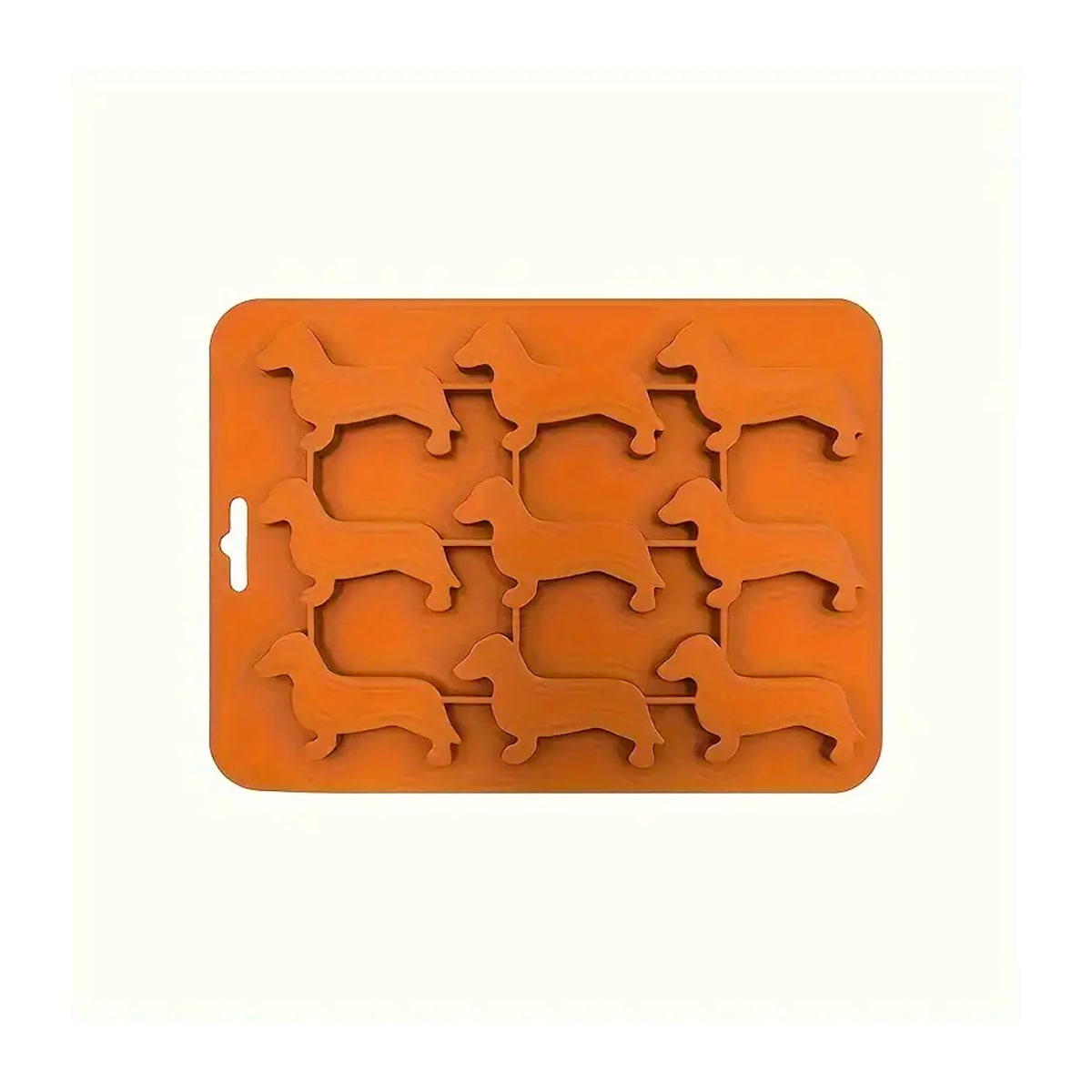 Molde de silicona con forma de Dachshund Salchicha2