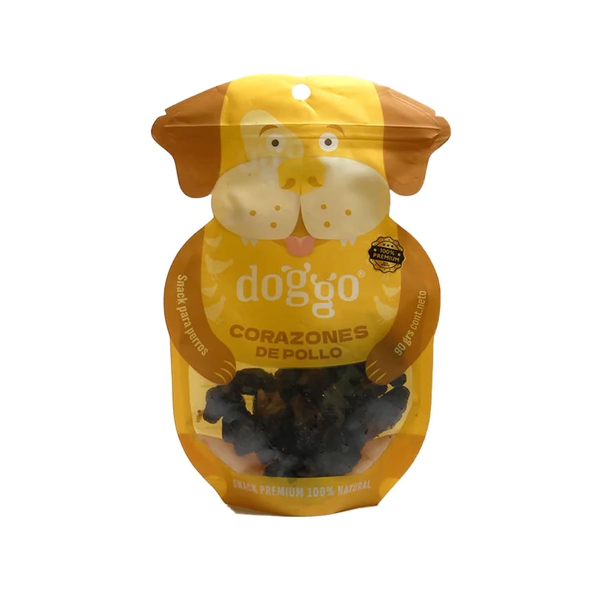Doggo snack para perros Bocado cubos de corazones de pollo 90 g 1