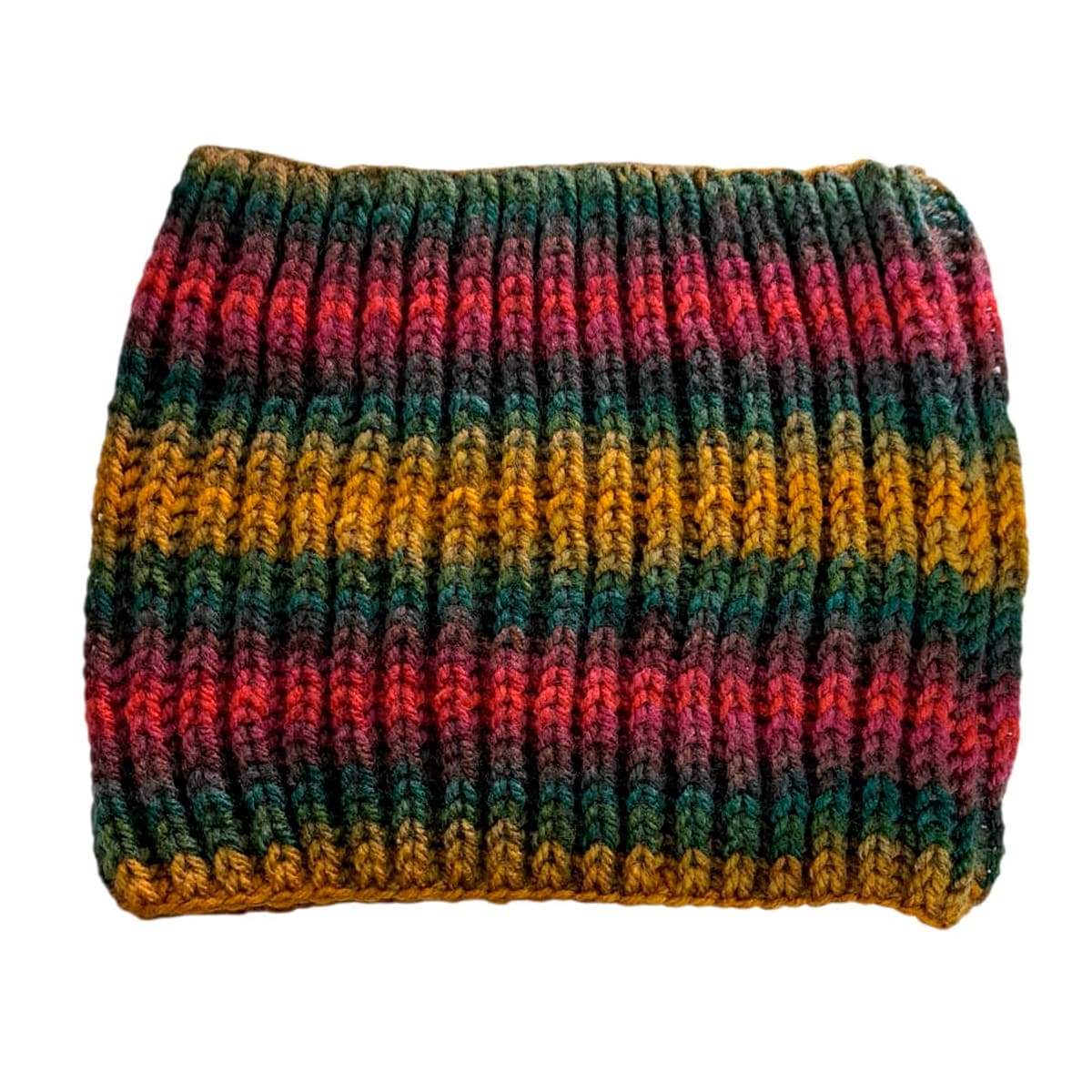 Cuello de Lana para perro Rainbow Sandía Tejidos3