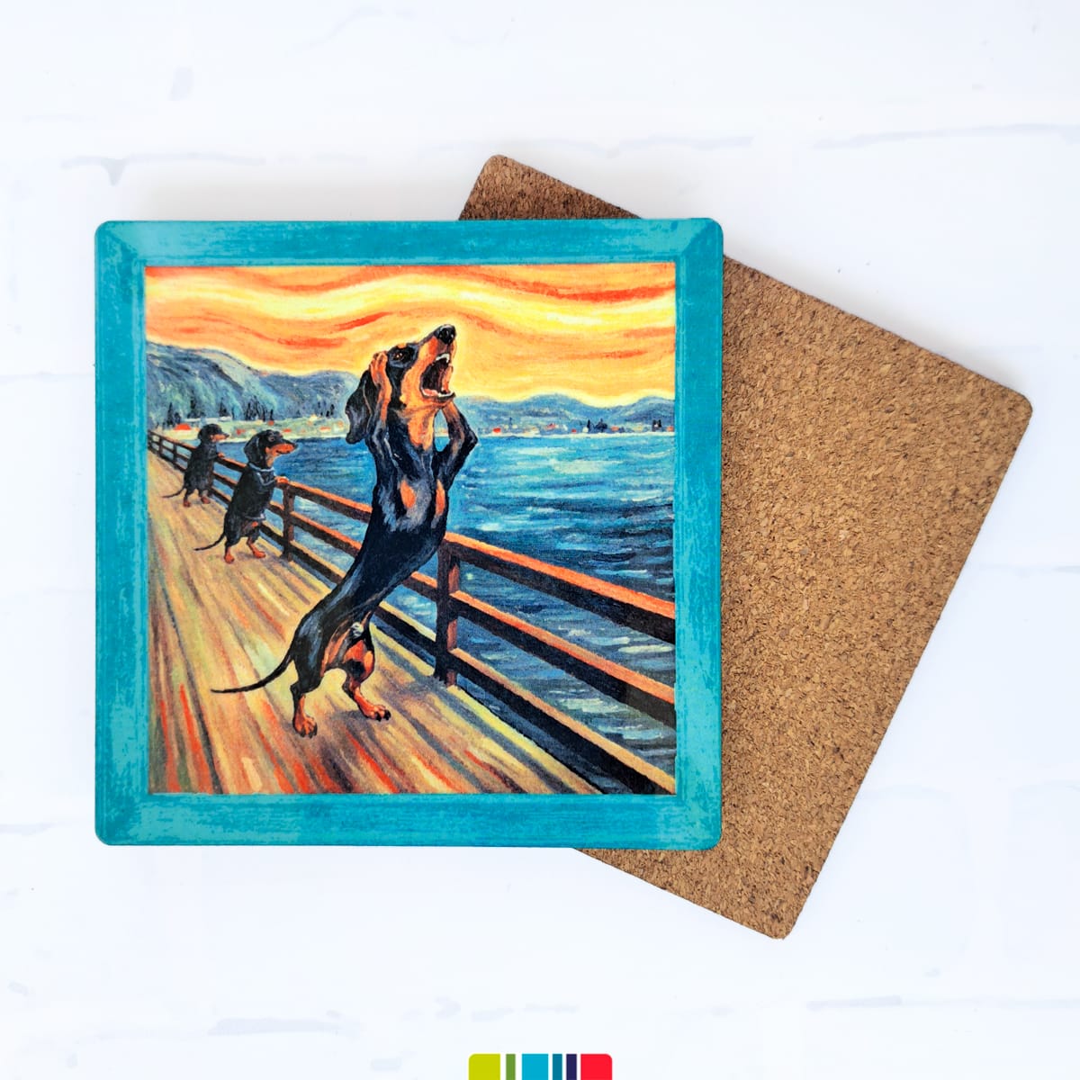 Posavasos de Salchichas (Set de 4 unidades)3