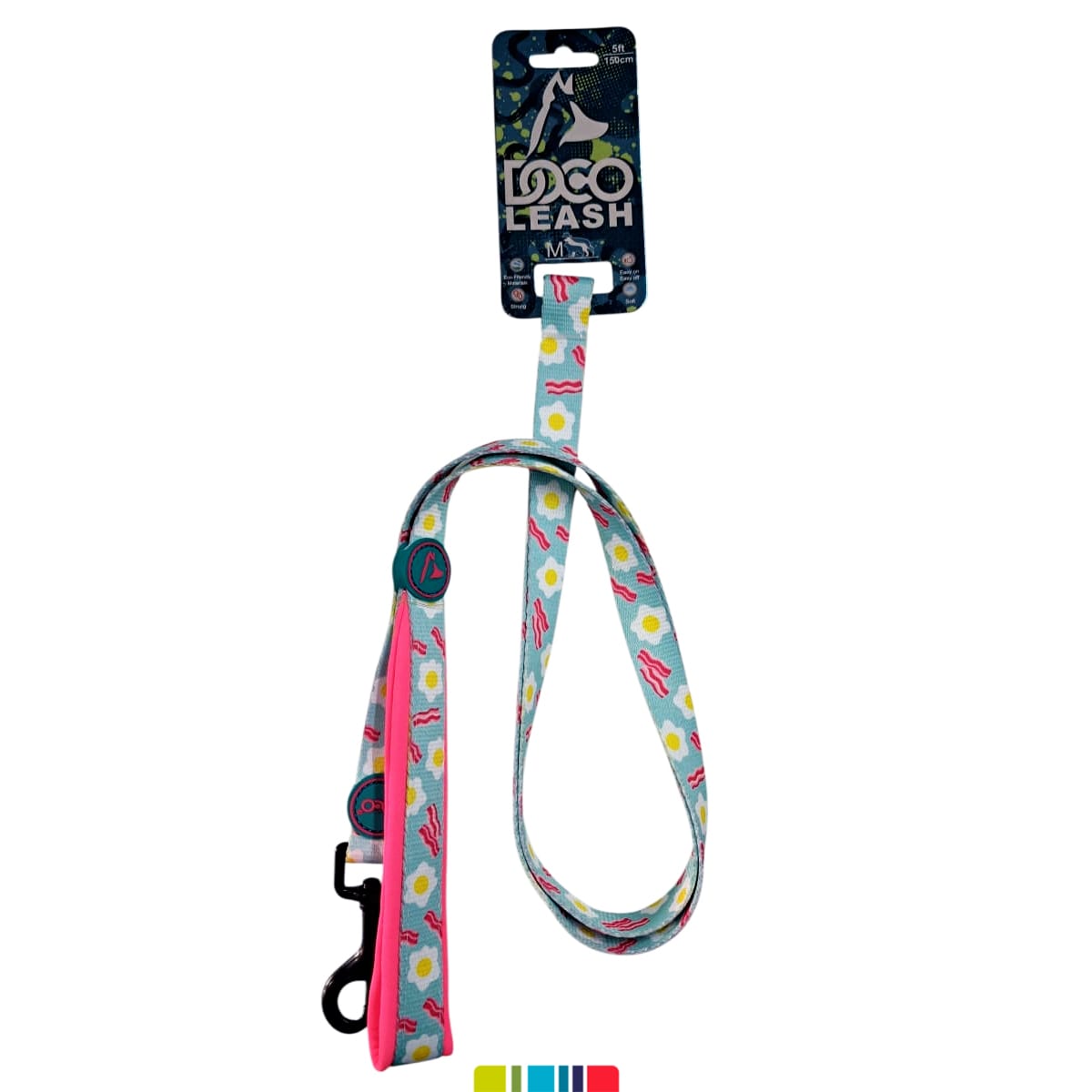 Doco correa para perro diseño Bacon Talla M 1